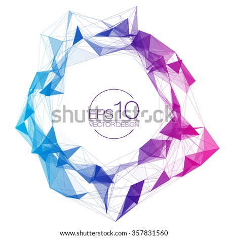 Colorful Mesh Vector Background | Eps10 Design - 357831560 : Shutterstock