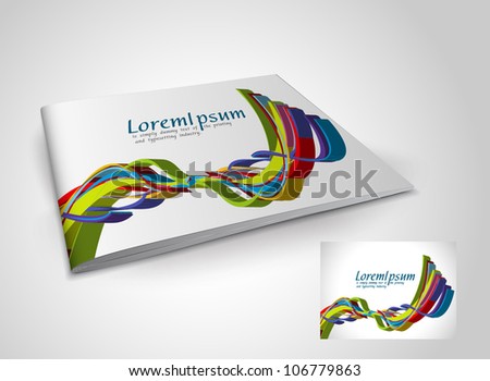 Logo Design Presentation Template on Vector   Shutterstock Presentation Of Brochure Cover Design Template