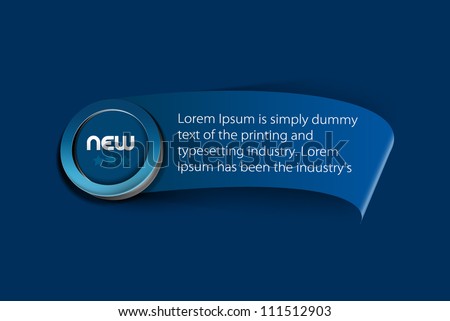Set of vector sample stickers for banner design. Set of vector sample stickers for banner design.