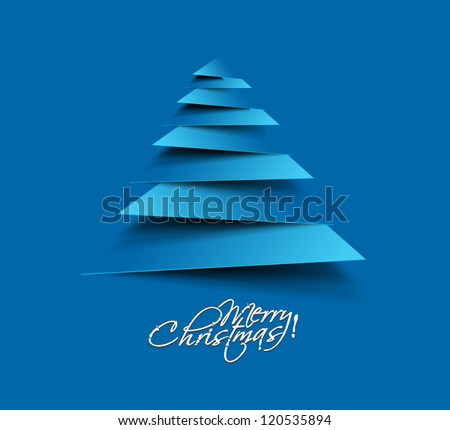 Modern abstract christmas tree background eps10 vector illustration Modern abstract christmas tree background eps10 vector illustration