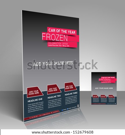 Vector business brochure flyer magazine cover & poster template Vector business brochure flyer magazine cover & poster template