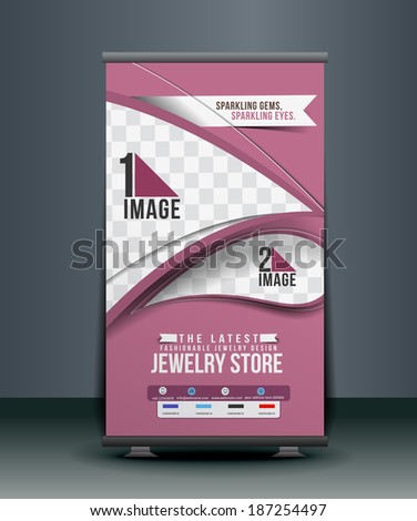 Ice Cream Store Roll Up Banner Design Ice Cream Store Roll Up Banner Design
