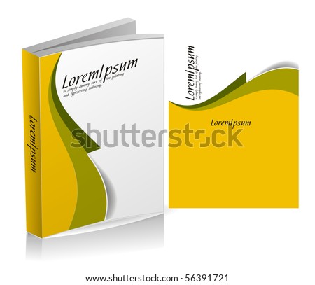 Design Logo Online on Book Cover Design Isolated Over Colorful Background  Stock Vector