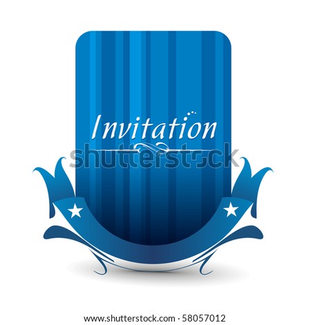 Party invitation card design