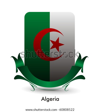stock vector : Algeria flag