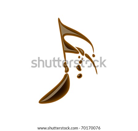 Logo Design Music on Chocolate Music Note For Valentine Vector Design Element    70170076