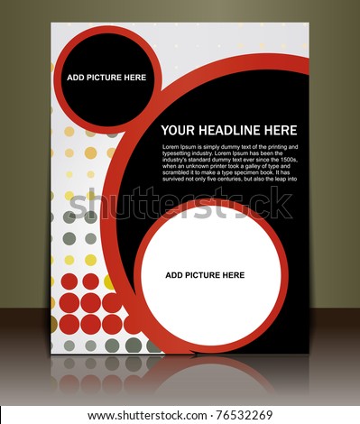 Logo Design Presentation Template on Shutterstock Presentation Of Flyer Design Content Background Editable