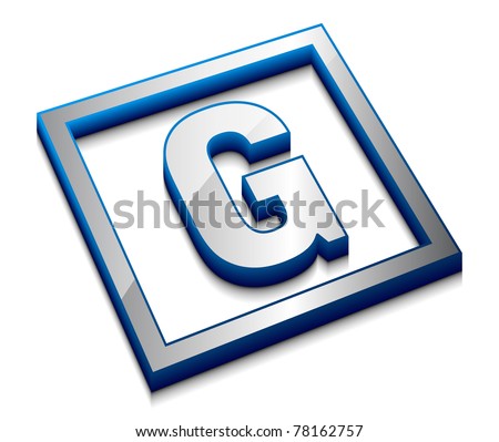 Logo Design Alphabet on 3d Vector Web Design Alphabet Symbol   G   78162757   Shutterstock