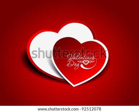 stock vector : valentine's day background, vector illustration.