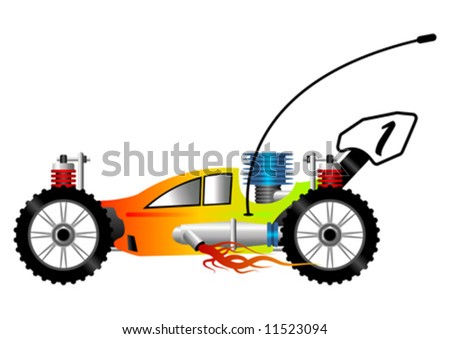 golf cart cartoon. buggy car cartoon isolated