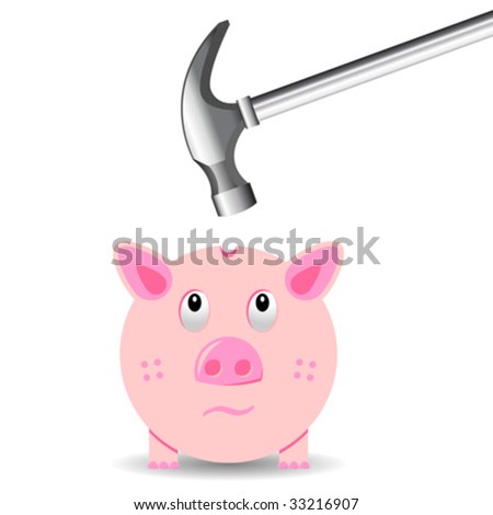 Piggy Bank Breaking