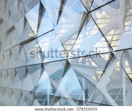 Abstract architectural detail