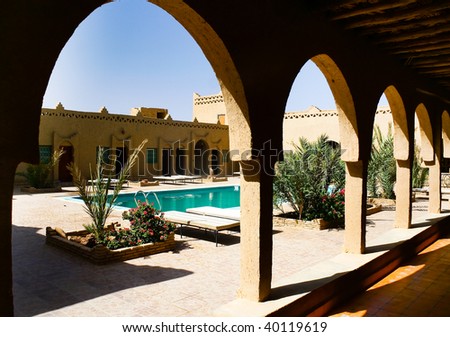 swimming pool at  morocco Hotel