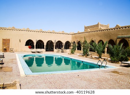 swimming pool at  morocco Hotel