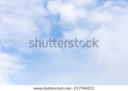 Sky with clouds.