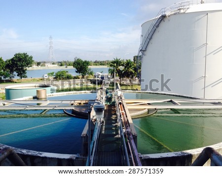 Water treatment system and water tank