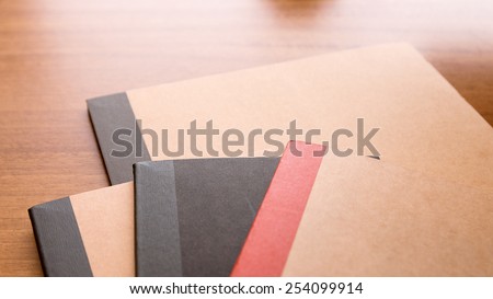 recycled paper book for hand writing, japanese style