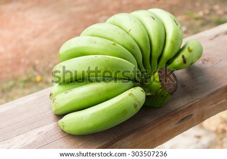 fresh raw bananas