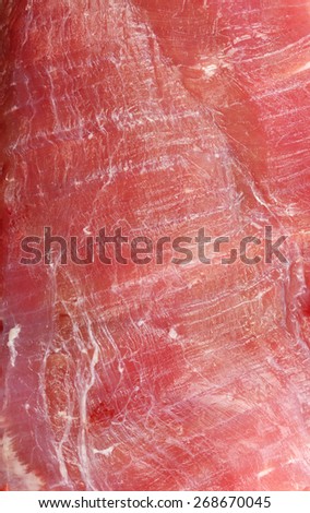 Raw pork meat close-up texture vertical. meat background