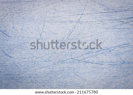 Grunge blue plastic texture with surface scratches