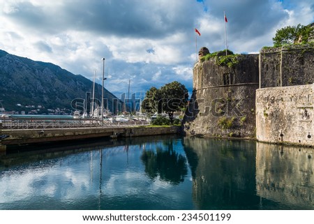 The old town of Kotor, old fortress