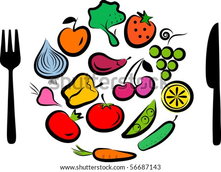 fruits and vegetables fruit and vegetables. fruits and vegetables