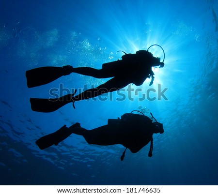 Scuba Diving couple