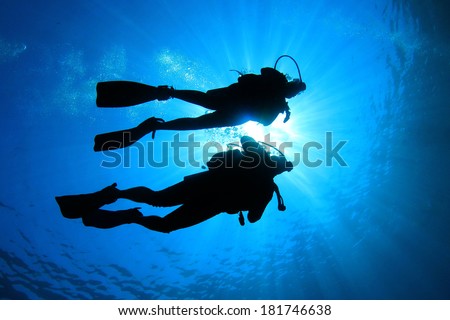 Scuba Diving couple