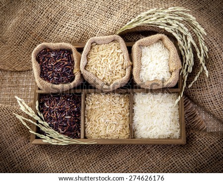 Jasmine rice, Coarse rice Brown Rice