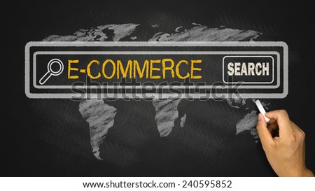 search for Electronic Commerce on blackboard
