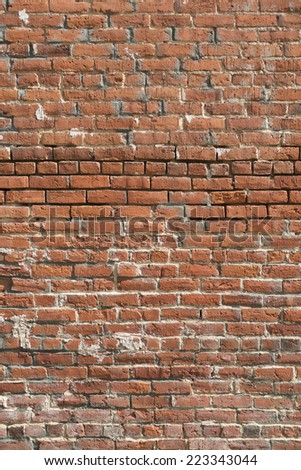 Old Brick Wall - Vertical Background Texture