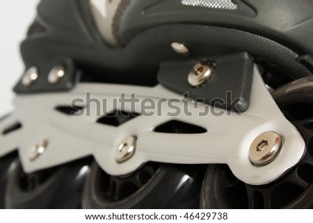 the part of black roller skate wheels