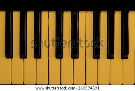 Old color of piano background