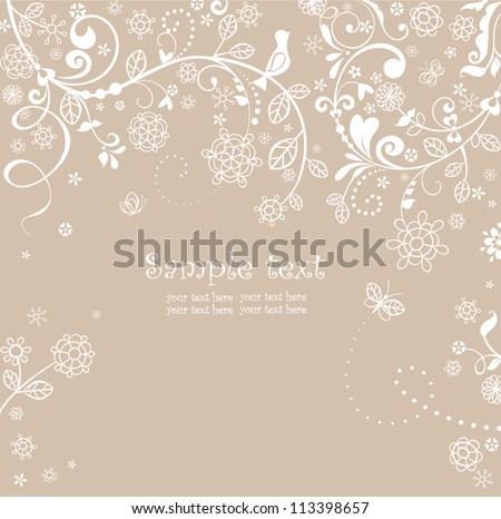 Pastel greeting card Pastel greeting card