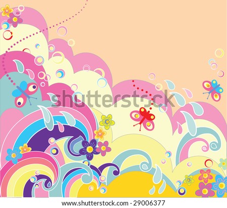 funny background pictures. vector : Funny background