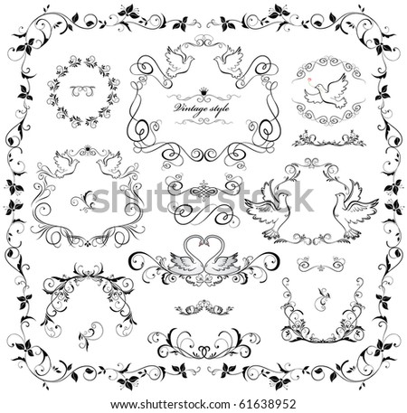 Vector Design Free on Wedding Design Stock Vector 61638952   Shutterstock