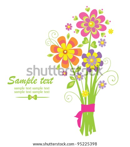 Funny greeting bouquet