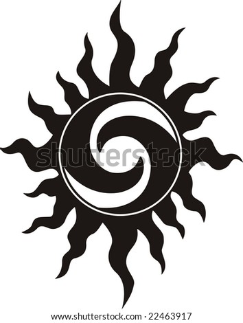 Symbolic Celtic Sun - Tattoo 