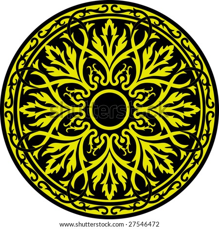 Symbolic Celtic Circle with detailed 