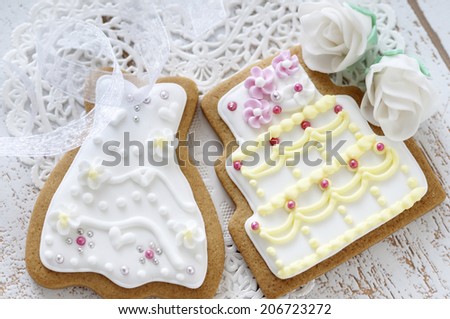 Cake Cookies And Wedding Dress