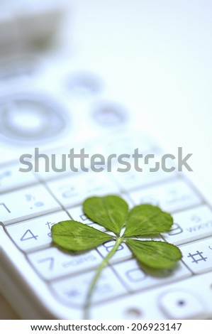 Four-Leaf Clover And The Cell-Phone