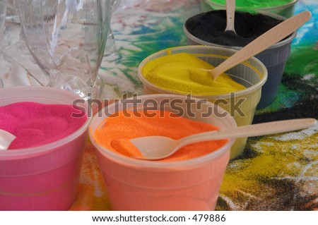 Sand art making supplies 3