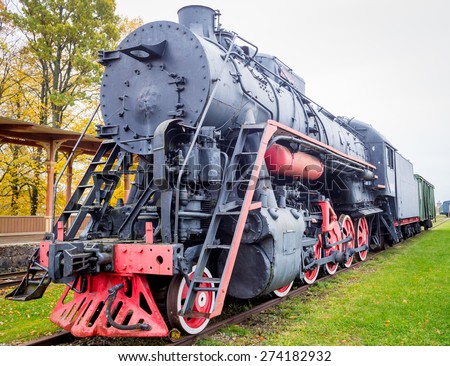 Old Russian Steam Train
