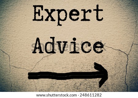 expert advice write on wall