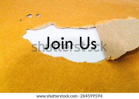 Join Us Concept