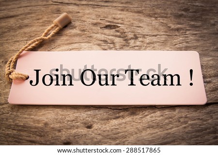 Join Our Team Concept