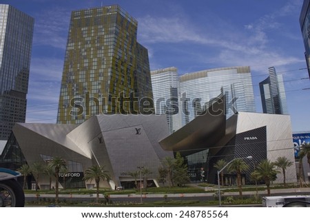 LAS VEGAS, USA - AUG 5: Modern building in Las Vegas in a sunny day. Fashion showroom of the most important fashion brands on August 5 2013