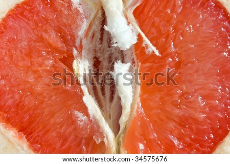 Fresh red grapefruit - background