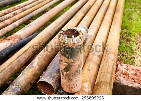 tungsten core bit and drilling pipe used in the mining industry and Coal Seam Gas drilling