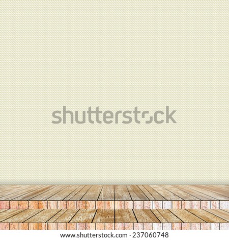 Backdrop abstract wall  and wood slabs arranged in perspective texture background in natural colors and patterns.